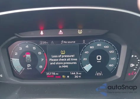 2022 Audi Q3 Premium 40 Tfsi Quattro Tiptronic z USA, uszkodzony, nr VIN WA1AUCF3XN1003480